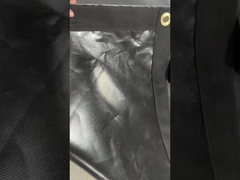 Ткань с покрытием из ПВХ на заказ, плоская, голубая стальная брезентная брезентная плита